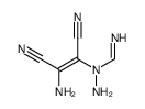 Methanimidic acid,N-(2-amino-1,2-dicyanoethenyl)-,hydrazide,(Z,Z)- (9CI) structure