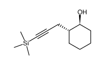 (1S,2R)-2-(3-Trimethylsilanyl-prop-2-ynyl)-cyclohexanol结构式