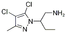 [2-(4,5-Dichloro-3-methyl-1H-pyrazol-1-yl)butyl]amine Structure