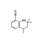 2,2,4-Trimethyl-1,2,3,4-tetrahydroquinoline-8-carbonitrile Structure