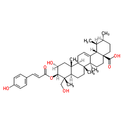 3-O-CouMaroylasiatic acid Structure