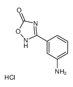 3-(3-aminophenyl)-2H-1,2,4-oxadiazol-5-one,hydrochloride Structure