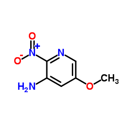 5-甲氧基-2-硝基吡啶-3-胺结构式