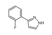 3-(2-氟苯基)-1H-吡唑结构式