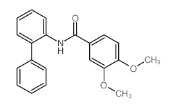 Benzamide, N-[1,1'-biphenyl]-2-yl-3,4-dimethoxy-结构式