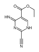 5-Pyrimidinecarboxylicacid,4-amino-2-cyano-,ethylester(8CI)结构式