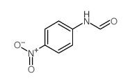 N-(4-硝基苯基)甲酰胺结构式