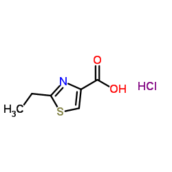 2-Ethylthiazole-4-carboxylic acid hydrochloride Structure