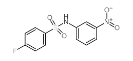 4-Fluoro-N-(3-nitrophenyl)benzenesulfonamide Structure