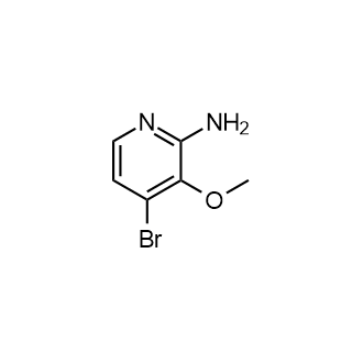4-溴-3-甲基氧基吡啶-2-胺结构式