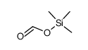 Formic acid trimethylsilyl ester structure