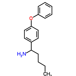 1-(4-Phenoxyphenyl)-1-pentanamine结构式