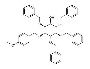 D-myo-Inositol, 3-O-(4-methoxyphenyl)methyl-2,4,5,6-tetrakis-O-(phenylmethyl)- structure