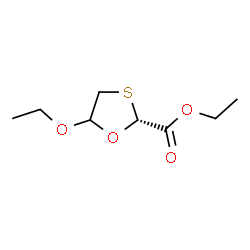 1,3-Oxathiolane-2-carboxylicacid,5-ethoxy-,ethylester,(2R)-(9CI)结构式