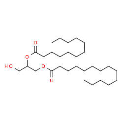 1-Myristoyl-2-Lauroyl-rac-glycerol Structure