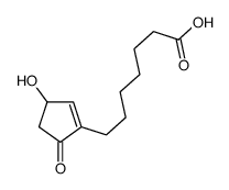 7-(3-hydroxy-5-oxocyclopenten-1-yl)heptanoic acid Structure