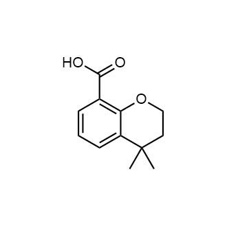 4,4-Dimethylchroman-8-carboxylicacid structure