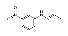 acetaldehyde-(3-nitro-phenylhydrazone) Structure