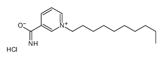 1-decylpyridin-1-ium-3-carboxamide,chloride结构式