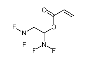 1,2-bis(difluoroamino)ethyl prop-2-enoate结构式