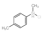 Benzene,1-(chloromethylsilyl)-4-methyl- structure