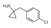 1-(4-chlorobenzyl)cyclopropanamine(SALTDATA: HCl)结构式