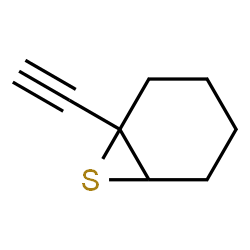 7-Thiabicyclo[4.1.0]heptane, 1-ethynyl- (9CI) Structure