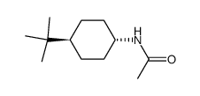 trans-4-tert-Butyl(acetylamido)cyclohexane Structure