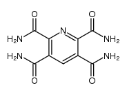 pyridine-2,3,5,6-tetracarboxamid结构式