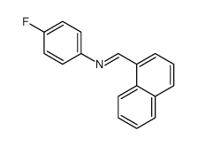 N-(4-fluorophenyl)-1-naphthalen-1-ylmethanimine Structure