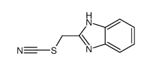 Thiocyanic acid, 1H-benzimidazol-2-ylmethyl ester (9CI) structure