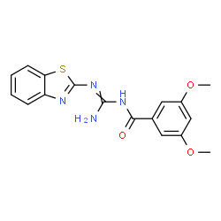 N-(1,3-benzothiazol-2-yl)-N''-(3,5-dimethoxybenzoyl)guanidine picture