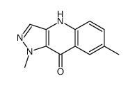 1,7-dimethyl-4H-pyrazolo[4,3-b]quinolin-9-one Structure