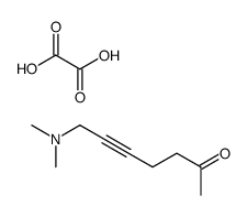 dimethyl(6-oxohept-2-ynyl)azanium,2-hydroxy-2-oxoacetate Structure