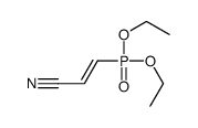 3-diethoxyphosphorylprop-2-enenitrile Structure