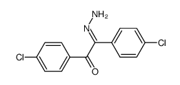 (E)-4,4'-dichlorobenzil monohydrazone Structure