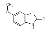 6-甲氧基-2(3h)-苯并噻唑酮结构式