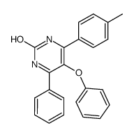 5-phenoxy-4-phenyl-6-p-tolyl-1(3)H-pyrimidin-2-one Structure