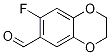 7-fluoro-2,3-dihydrobenzo[b][1,4]dioxine-6-carbaldehyde Structure