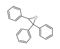 Oxirane,2,2,3-triphenyl-结构式