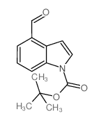 tert-butyl 4-formylindole-1-carboxylate Structure