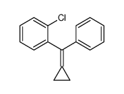 1-chloro-2-[cyclopropylidene(phenyl)methyl]benzene Structure