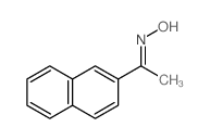 Ethanone,1-(2-naphthalenyl)-, oxime结构式