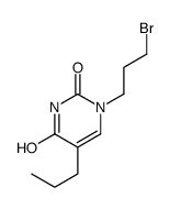 1-(3-bromopropyl)-5-propylpyrimidine-2,4-dione Structure