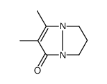 6,7-二氢-2,3-二甲基-1H,5h-吡唑并[1,2-a]吡唑-1-酮结构式