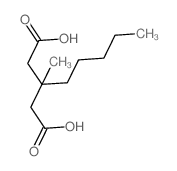 3-methyl-3-pentyl-pentanedioic acid Structure