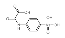 (4-arsonophenyl)carbamoylformic acid结构式