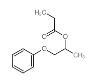 2-Propanol, 1-phenoxy-,2-propanoate Structure