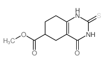 methyl 4-oxo-2-sulfanylidene-5,6,7,8-tetrahydro-1H-quinazoline-6-carboxylate结构式