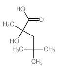 2-hydroxy-2,4,4-trimethyl-pentanoic acid结构式